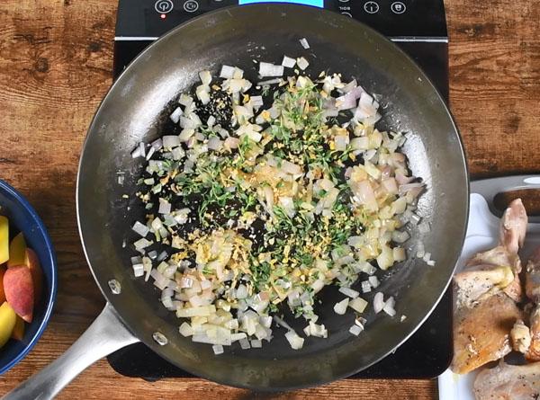 Savory Peach & Chicken Skillet - Step 4